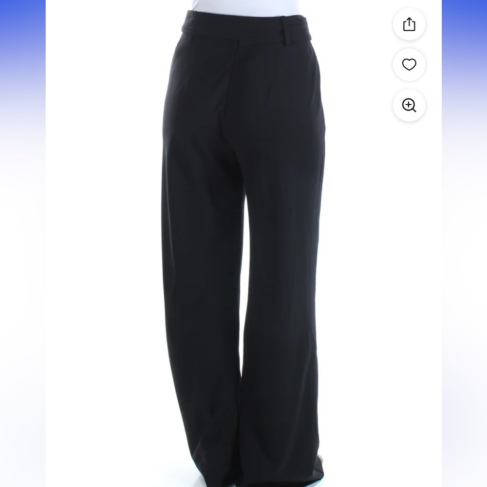 Catherine Malandrino Black Wide Leg Pants new with tags size 10 13-14 inch waist - Picture 2 of 5